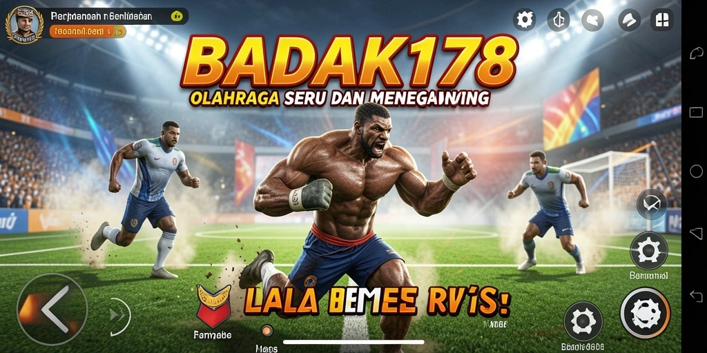 Tampilan gameplay <strong>BADAK178</strong> yang menampilkan berbagai olahraga menyenangkan.