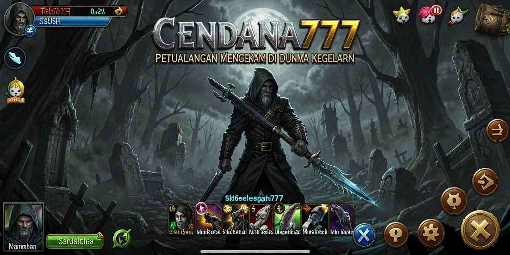 Tangkapan layar menunjukkan suasana mencekam dalam gameplay CENDANA777.