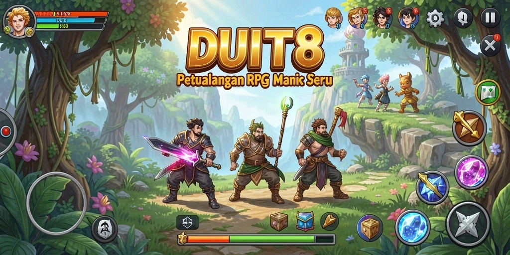 Gameplay seru di dunia RPG yang penuh petualangan.