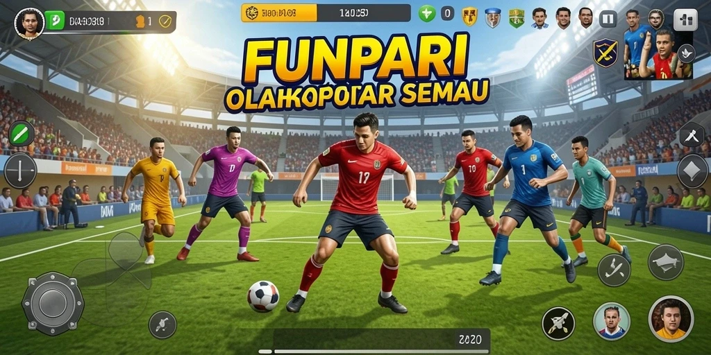 Screenshot dari gameplay seru di FUNPARI yang menampilkan ketegangan saat bertanding.