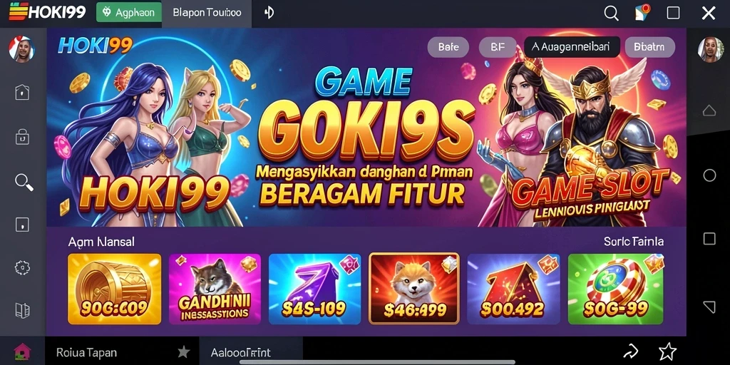 Tampilan gameplay HOKI99 yang seru dan mengasyikkan.