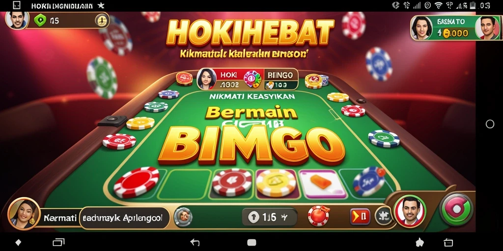 Tampilan menarik dan seru saat bermain Bingo di HOKIHEBAT.