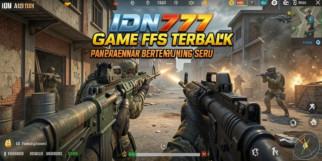 Tangkapan layar gameplay IDN777 menyoroti aksi seru di medan perang.