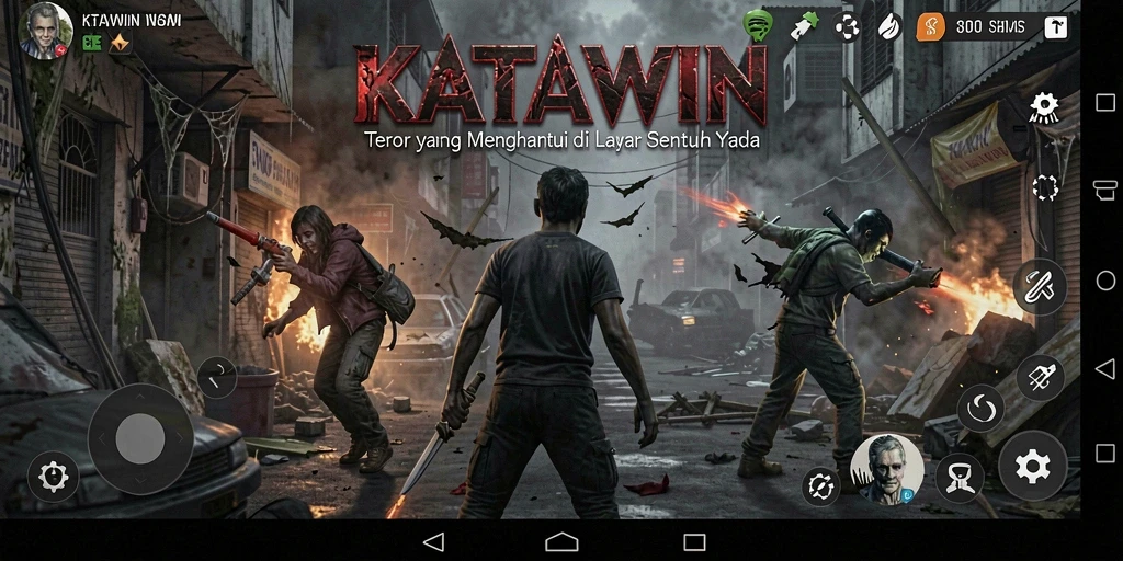 Menghadapi kegelapan dalam KATAWIN dengan gameplay yang menegangkan.