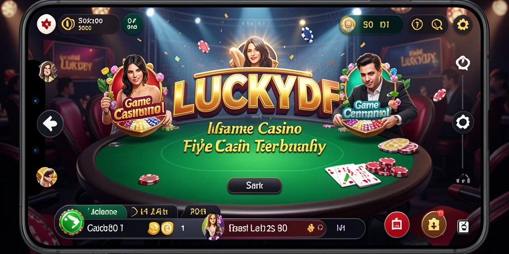 Tangkap momen seru gameplay LUCKYDF di Live Casino.