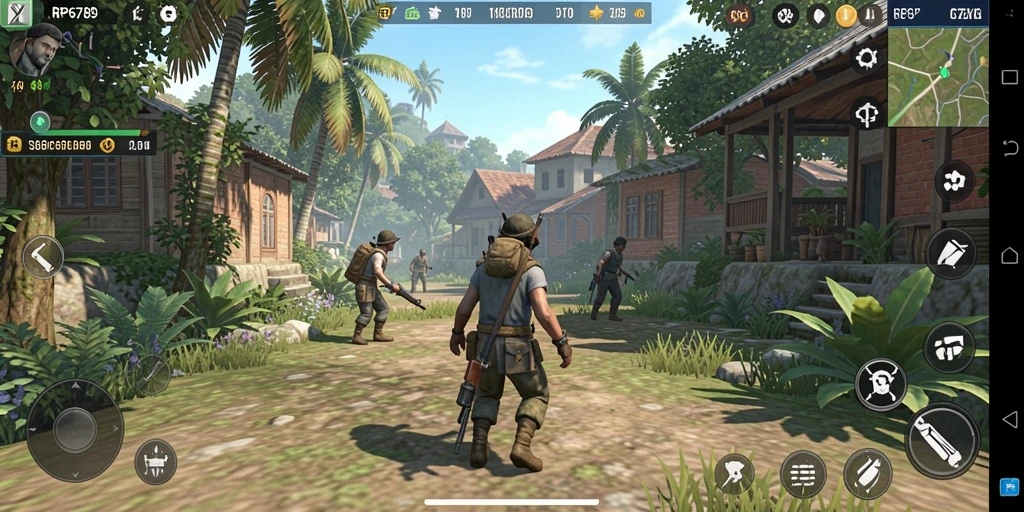 Screenshot menampilkan gameplay RP6789 yang realistis dan interaktif.