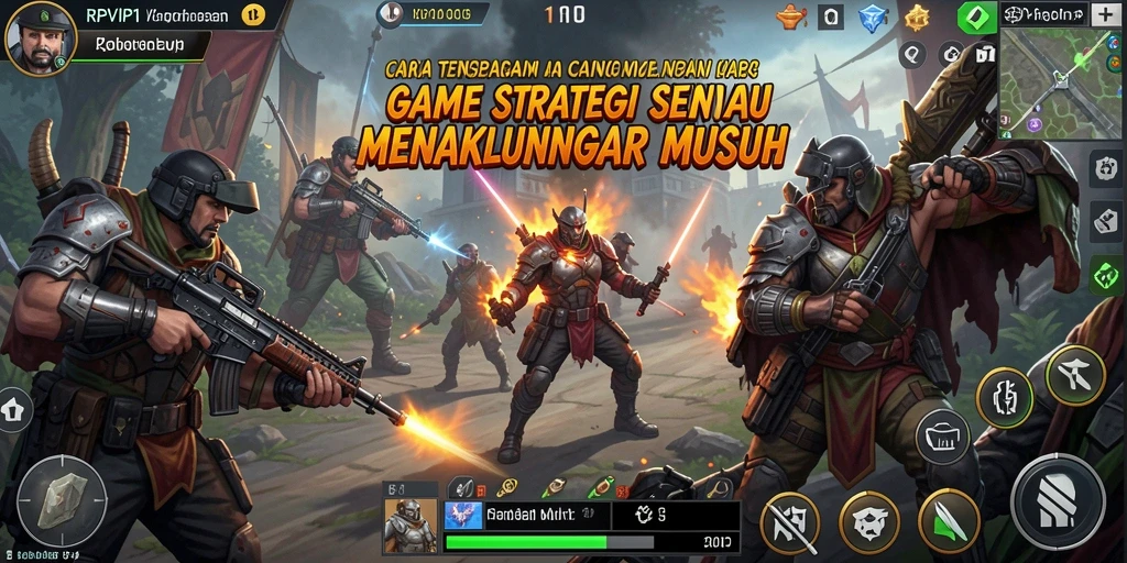 Gameplay RPVIP1 yang mendebarkan dengan taktik yang mendalam.