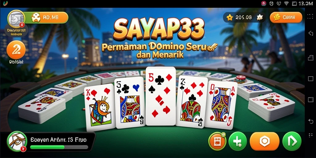 Gameplay menarik di SAYAP33 dengan variasi Domino.