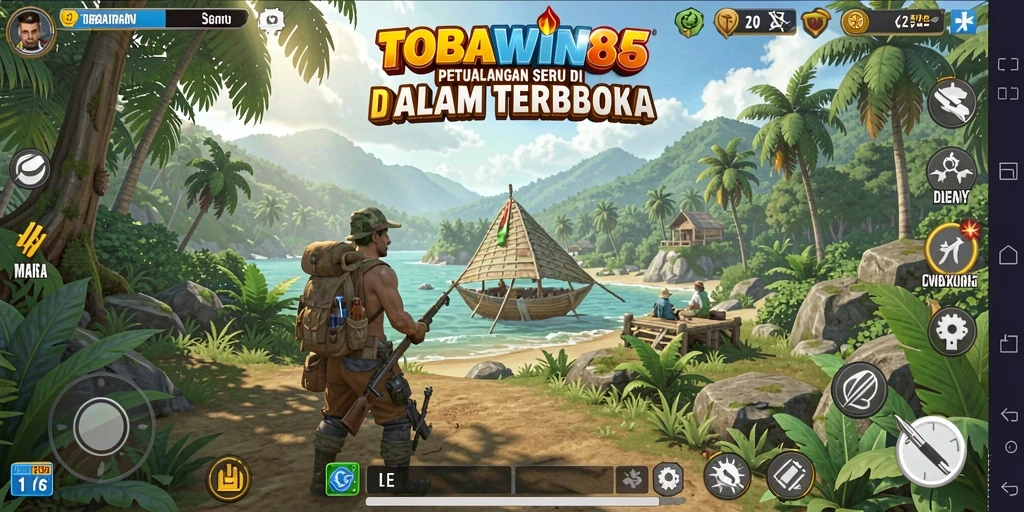 Screenshot dari gameplay seru di TOBAWIN88 dengan pemandangan yang menakjubkan.