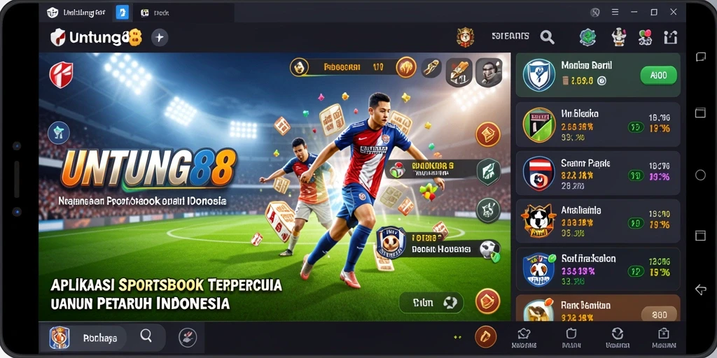 Tampilan menarik dari gameplay Sportsbook UNTUNG88.