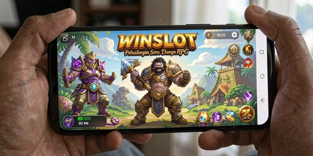 Tangkapan layar utama WINSLOT dengan aksi gameplay RPG yang seru.